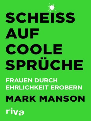 cover image of Scheiß auf coole Sprüche